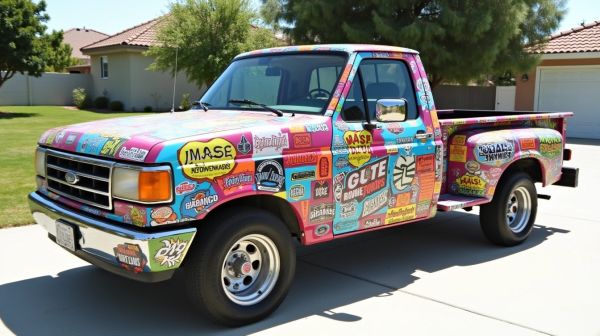 Personnaliser votre camionnette avec des stickers impactants